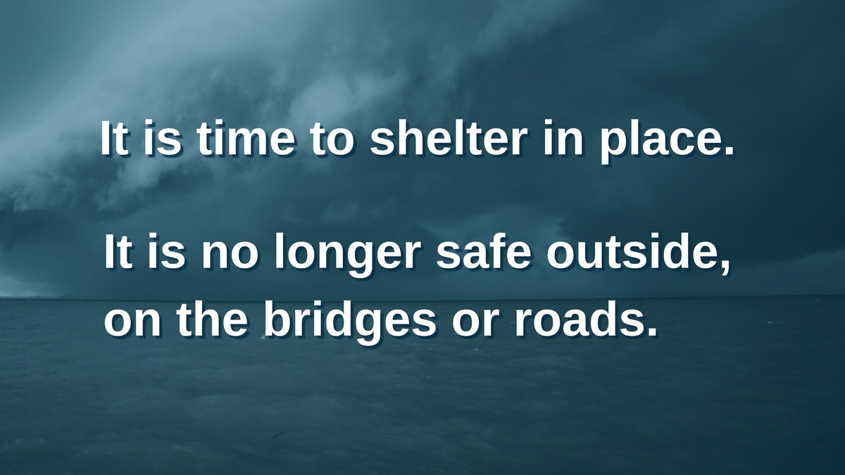 At 11:36 a.m., less than four hours before Ian made landfall, Lee County updated its profile photo with the message: “It is time to shelter in place. It is no longer safe outside, on the bridges or roads.”