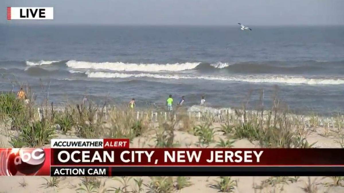 Rip currents swept three children swimming at a Ocean City beach out to sea, New Jersey rescuers say.