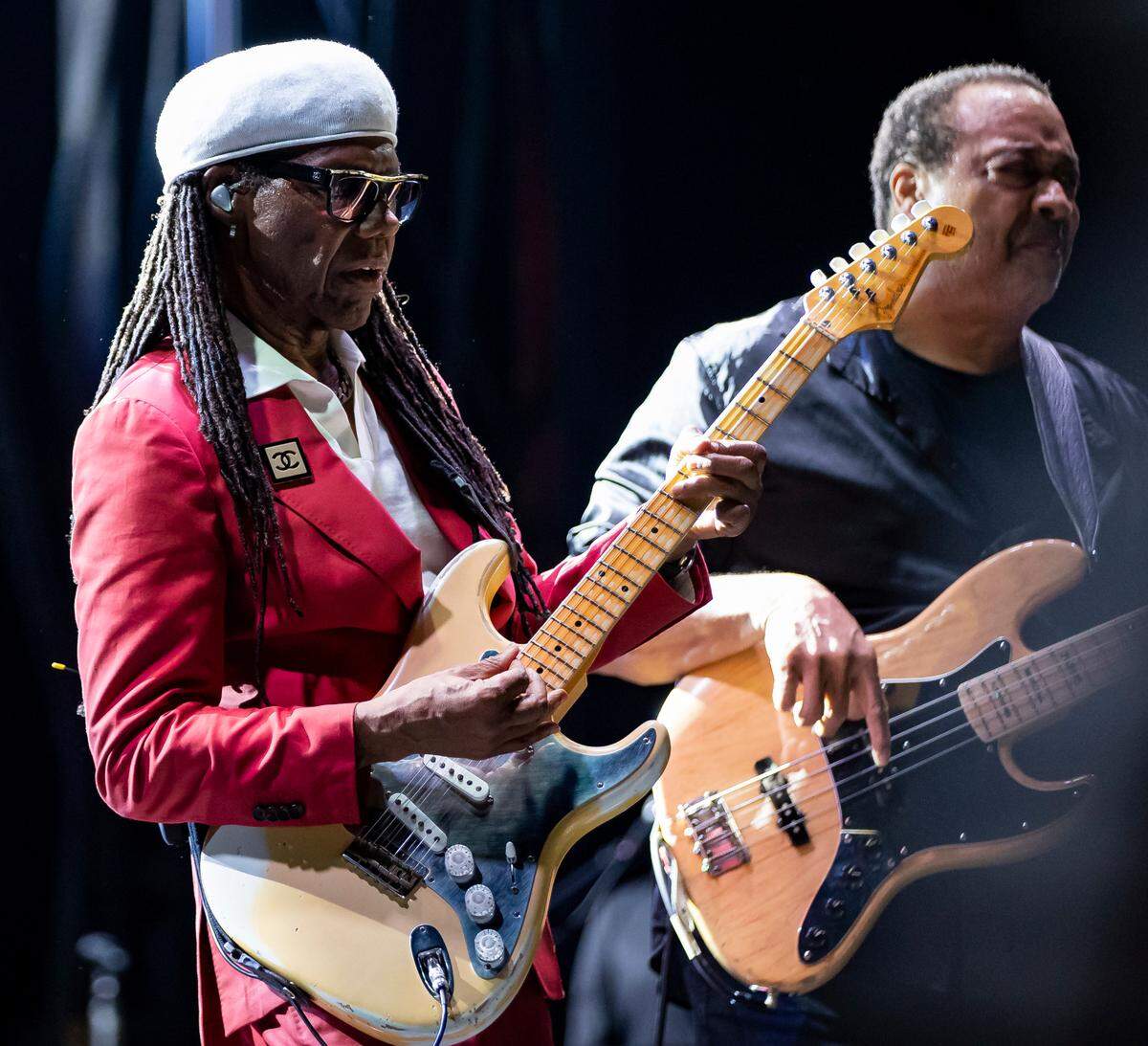 Nile Rodgers and CHIC perform during a live concert at Lummus Park on Saturday, March 11, 2023, in Miami Beach, Fla.