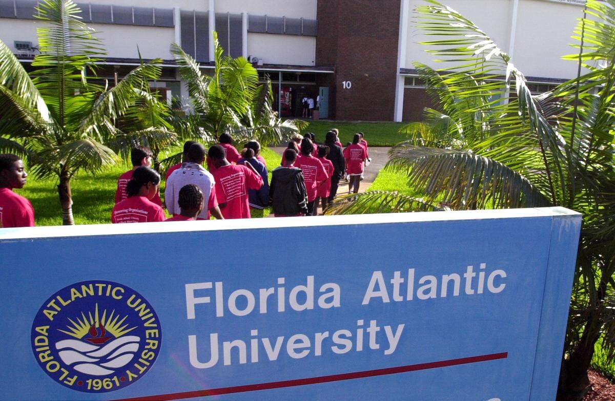 The student union building at Florida Atlantic University in Boca Raton.