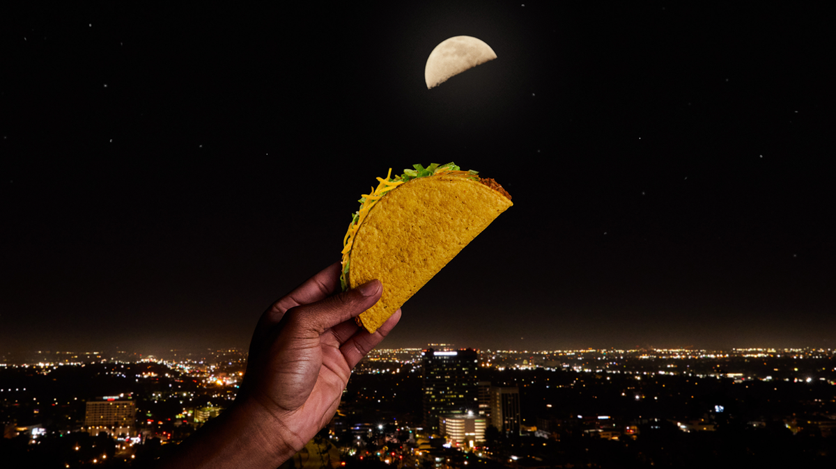 Taco Bell is giving away free tacos in honor of the “Taco Moon” on May 4.