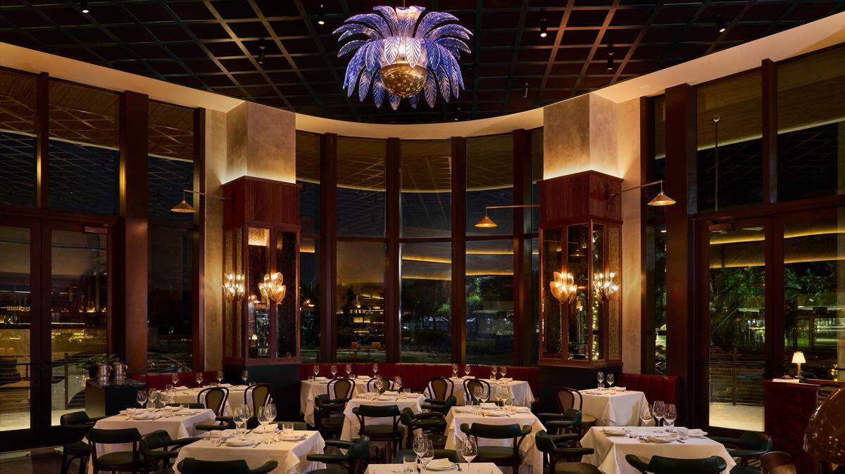 The dining room at Ezio’s restaurant in North Beach.