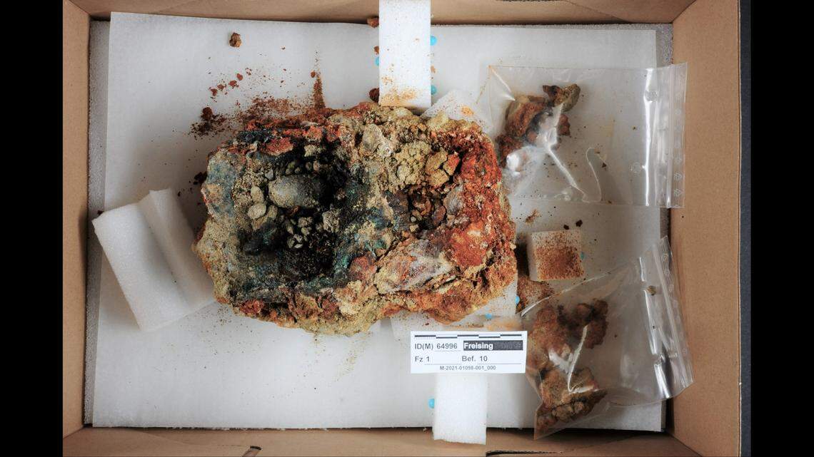 Archaeologists said the prosthetic likely attached to the wearer with leather straps.