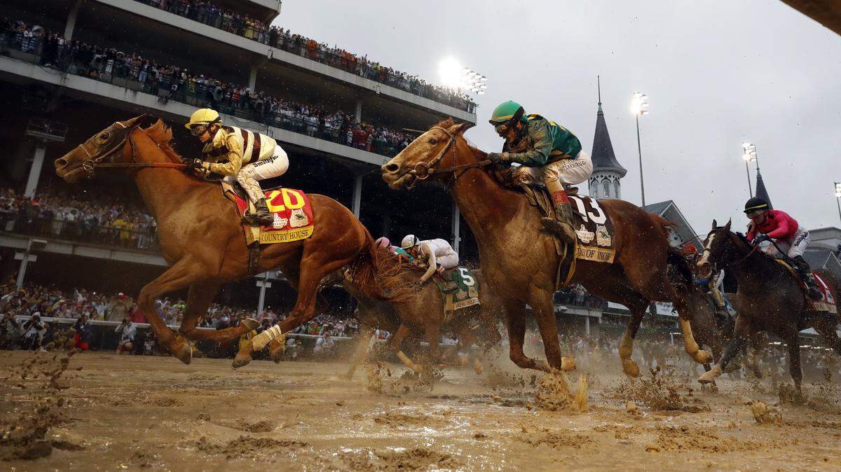 Flavien Prat rides Country House to victory during the 145th running of the Kentucky Derby horse race at Churchill Downs Saturday, May 4, 2019, in Louisville, Ky. Luis Saez on Maximum Security finished first but was disqualified. (AP Photo/Matt Slocum)