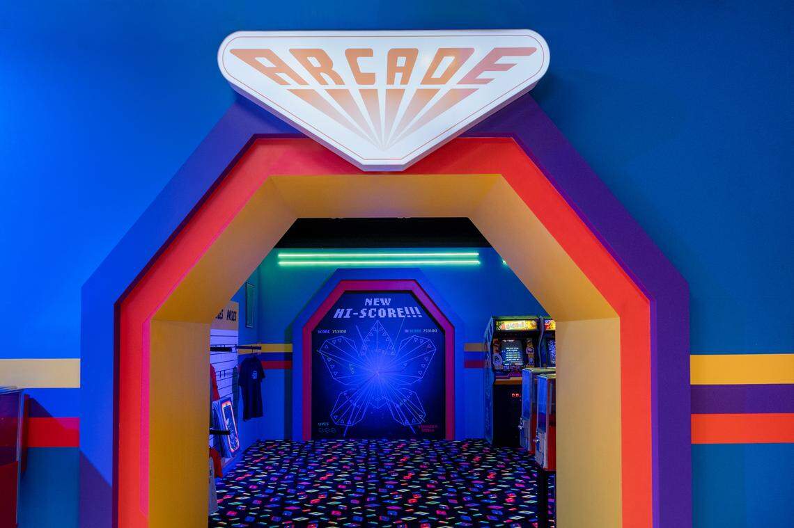Palace Arcade to be replicated inside the “Stranger Things: The Store,” a pop-up location devoted to the popular Netflix supernatural series opening Oct. 26, 2022, for a limited time inside Aventura Mall in North Miami-Dade, Florida.