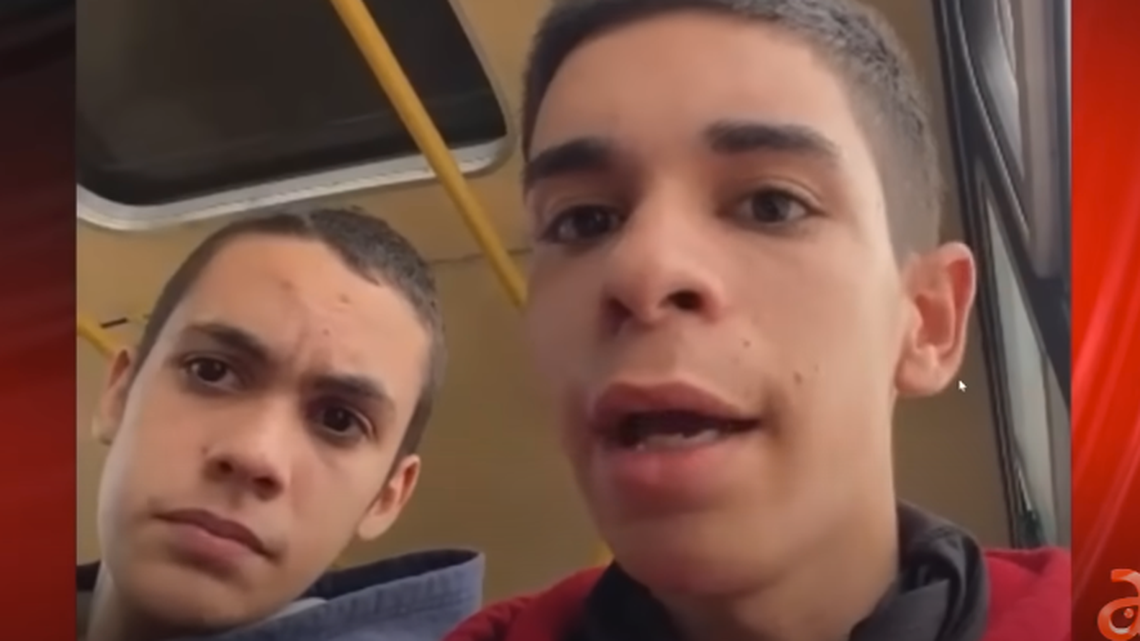 Andorf Antonio Velázquez García (right) and Alex Rolando Vega Diaz said they were deceived into believing they were traveling to Russia for a construction job. Instead, they ended up in the Russian army fighting in Ukraine.