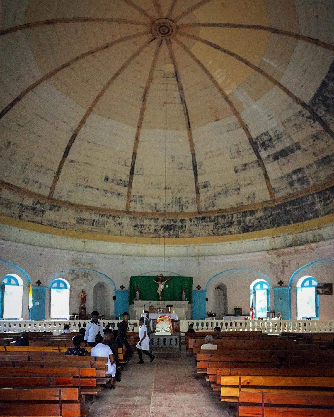 Our Lady of the Immaculate Conception Church in Milot sits among three iconic structures inside the National Historic Park in northern Haiti outside the city of Cap-Haïtien. Built after the Haitian Revolution, it stood out because of its circular structure and unusual dome roof.