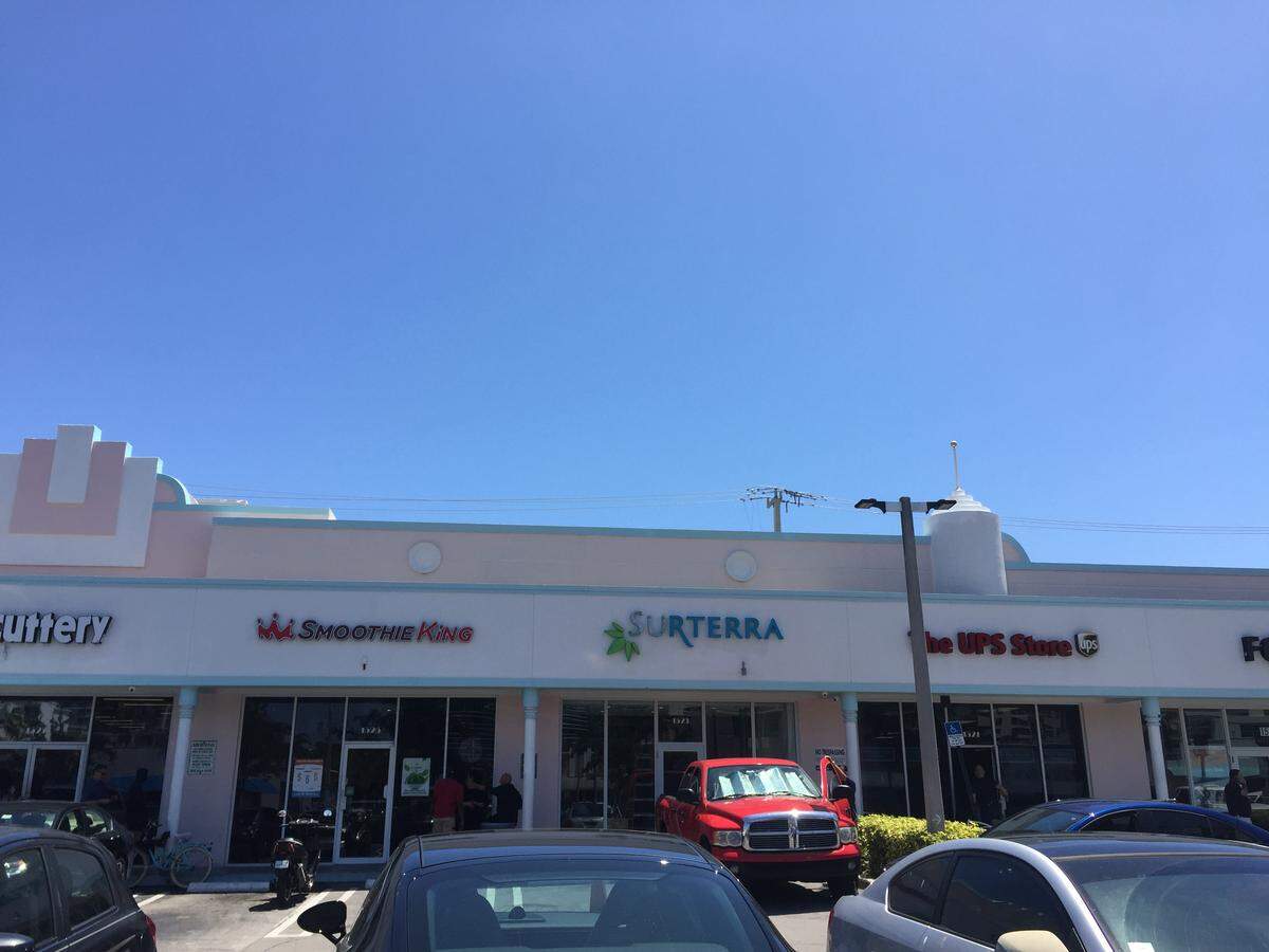 The Miami Beach Wellness Center, located in a strip mall at 1523 Alton Road, will be the first medical marijuana dispensary to open on Miami Beach.