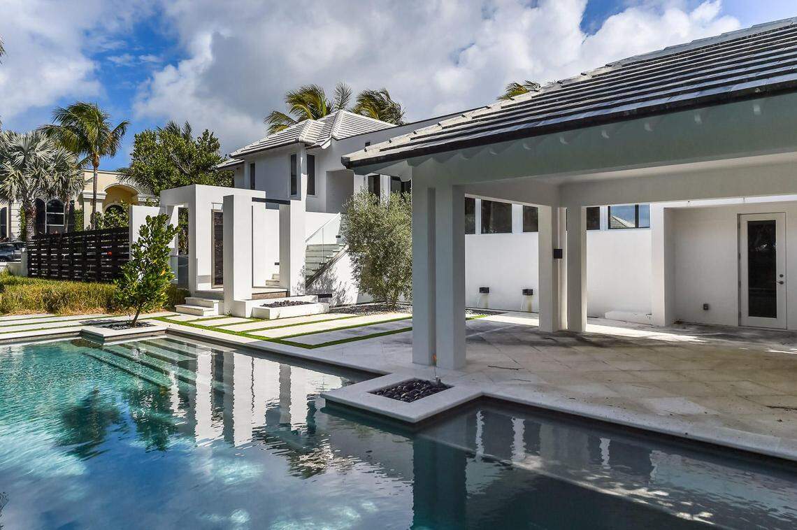 At the time of his arrest, this was the Alejandro Andrade mansion in Wellington, Florida.