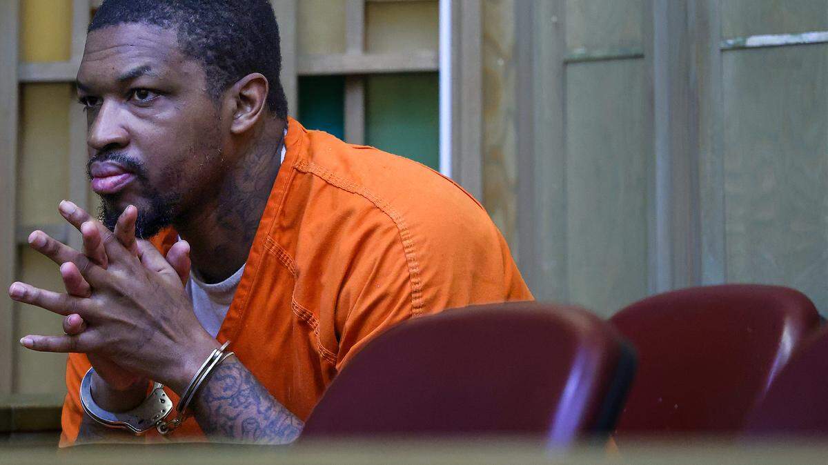 Anthawn Ragan Jr., 31, appears in court for his sentencing  hearing for the murder of 10-year-old Aaron Vu during a 2013 robbery at the family's nail salon. Ragan was sentenced by Miami-Dade Circuit Court Judge Marisa Tinkler Mendez on Tuesday, March 10, 2026.
