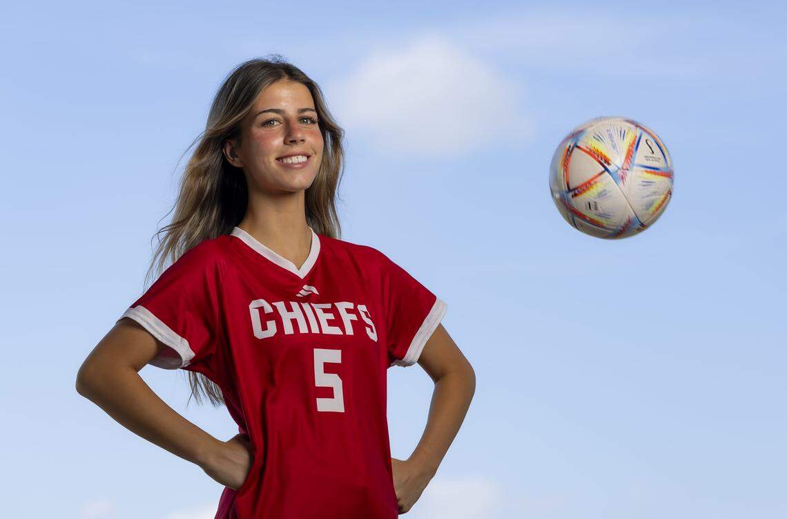 Mia Conard, Cardinal Gibbons High School, Soccer. All-Broward players photographed at Brian Piccolo Sports Park on Wednesday, March 25, 2026, in Cooper City, Fla.