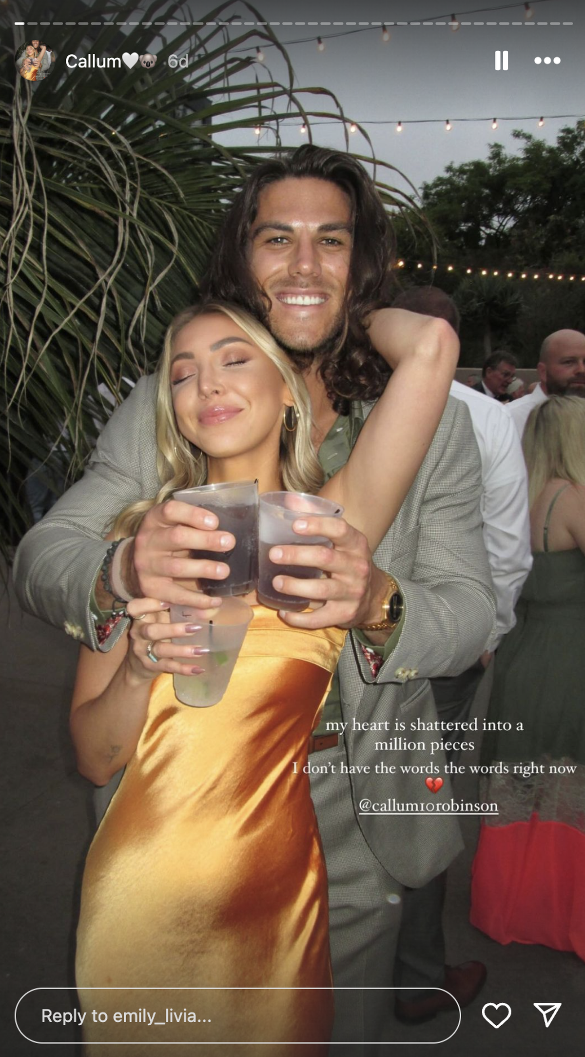 Callum Robinson’s girlfriend, Emily Horwath, has shared several photos and videos of the slain surfer after his death.