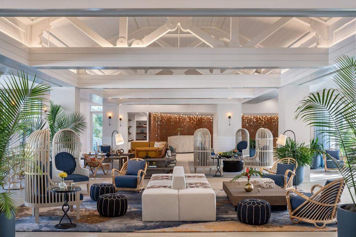 The lobby at Margaritaville Beach House in Key West.