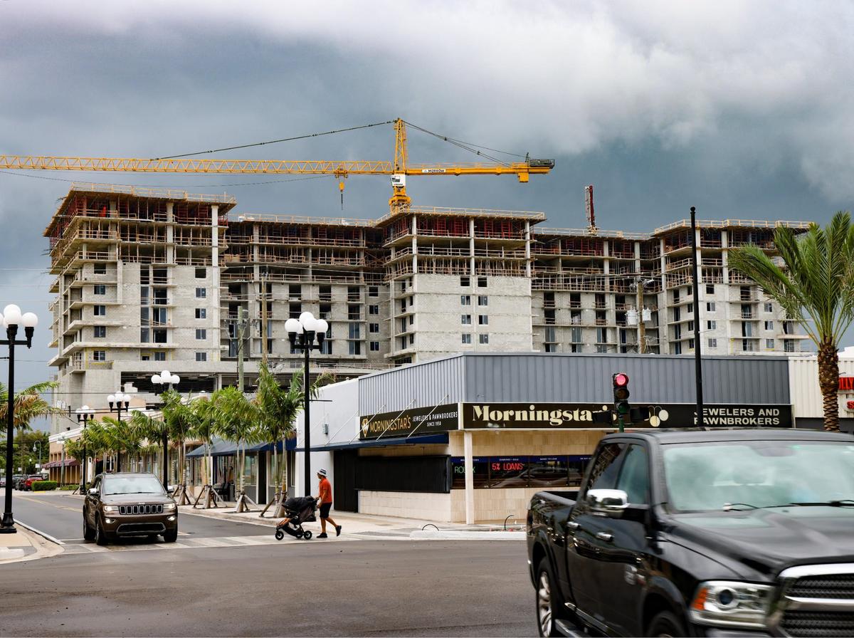 B57 North and B57 South, located at Soleste Hollywood Village at 2000 Van Buren St., is pictured on Sunday, Sept. 15, 2024, in Hollywood, Florida.