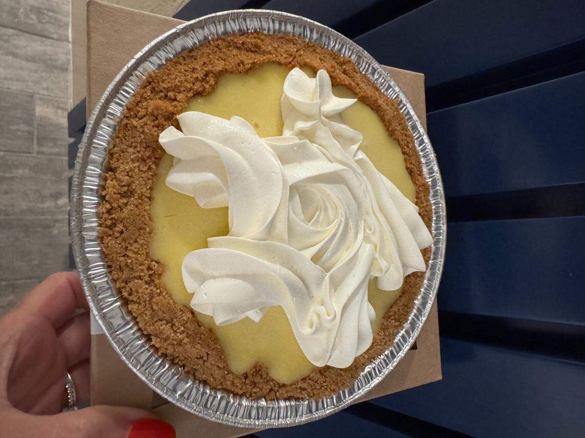 Don’t let the humble packaging fool you — this is the best Key lime pie on the island, courtesy of The Key Lime Pie Lady.
