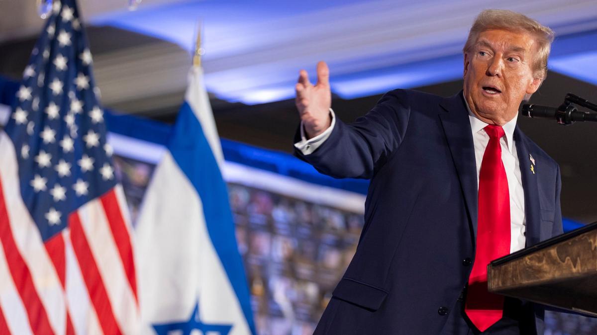 In October 2024, now-President Donald Trump spoke during a remembrance event at Trump National Doral Miami honoring the victims of the Oct. 7 attacks.