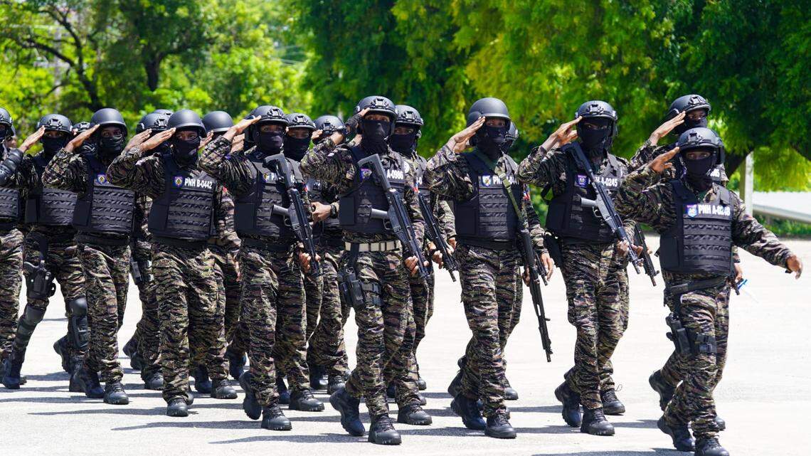 Haiti on Tuesday, June 18, 2024 welcomed 455 newly trained specialized police officers in a ceremony at its National Police Academy. The ceremony took place in the presence of members of the transitional presidential council and newly selected Prime Minister Garry Conille, a day before they fired police chief Frantz Elbé. On Wednesday, Rameau Normil, himself once fired from the position, was reappointed director of the Haiti National Police.