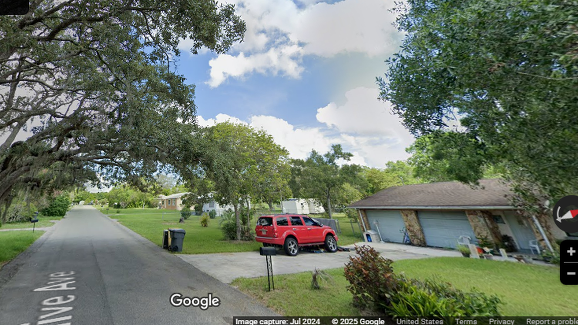 The stolen Jeep was found crashed outside a home on Olive Avenue in Lake Wales, Florida, the Polk County Sheriff’s Office says.