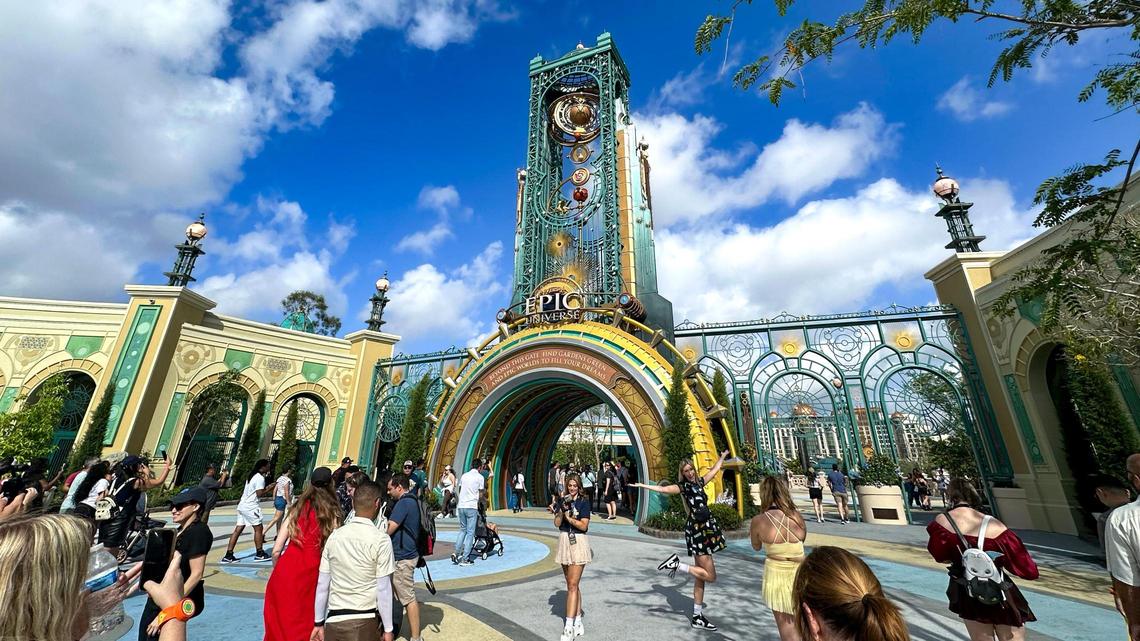 Universal Epic Universe is here. Check out our first look at Florida’s new theme park
