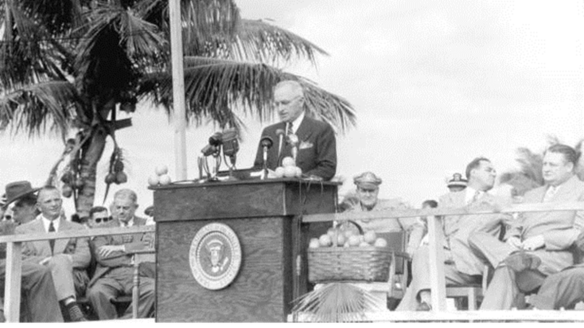 On Dec. 6, 1947, President Harry Truman addressed a dedication ceremony creating Everglades National Park.