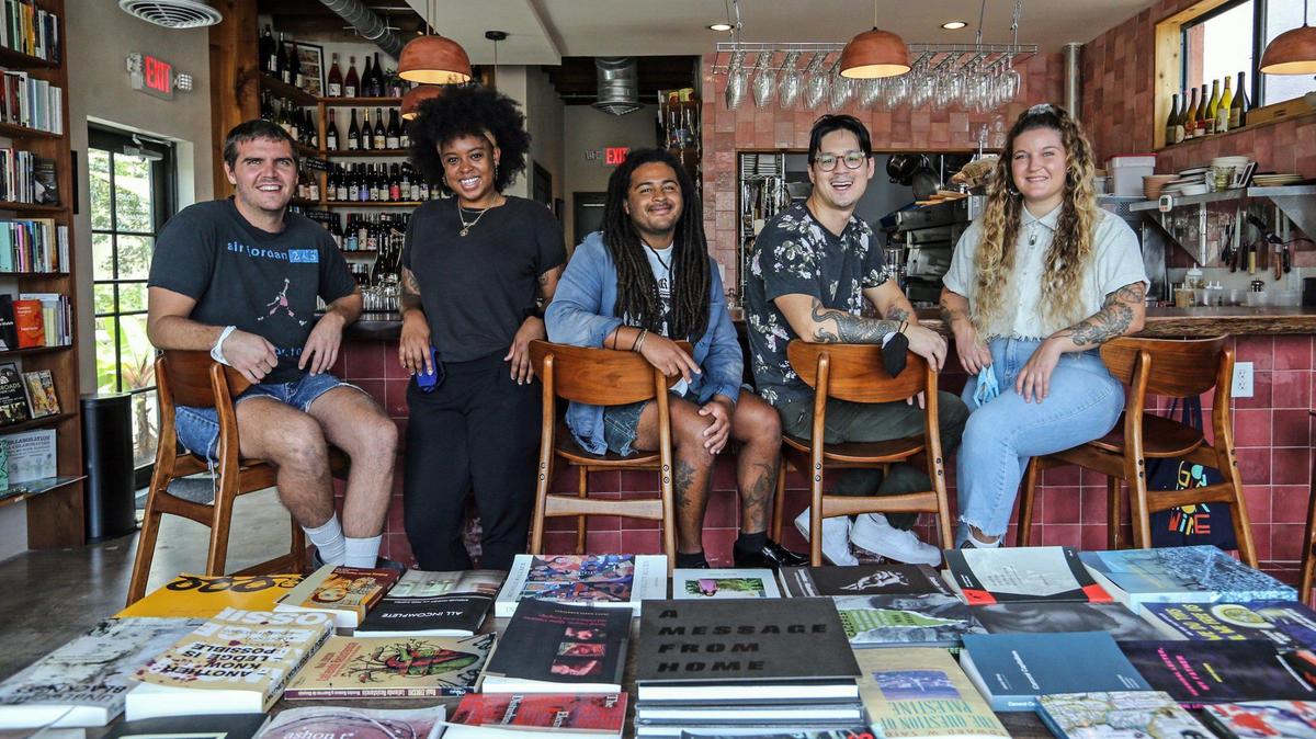 Five friends — Brian Wright, Bianca Sanon, Sef Chesson, Ben Yen and Audrey Wright — are the owners and operators of Paradis b & b in North Miami, which was just named one of the best bars in the country by Esquire.