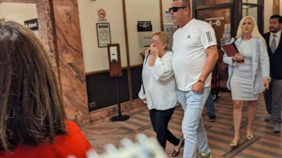 Family members including the grandmother of Derek Rosa, a 13-year-old charged with killing his mom as she slept, appeared during the teen’s arraignment Tuesday in Miami-Dade criminal court. Derek pleaded not guilty.