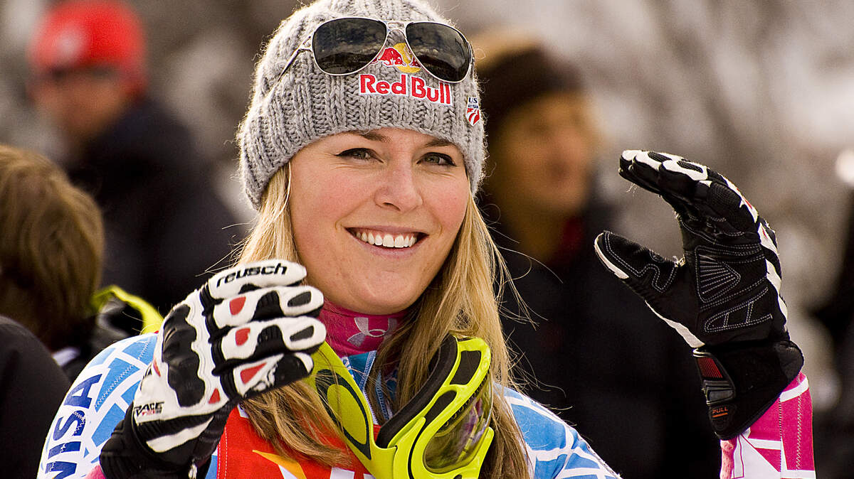 lindsey vonn red bull hat
