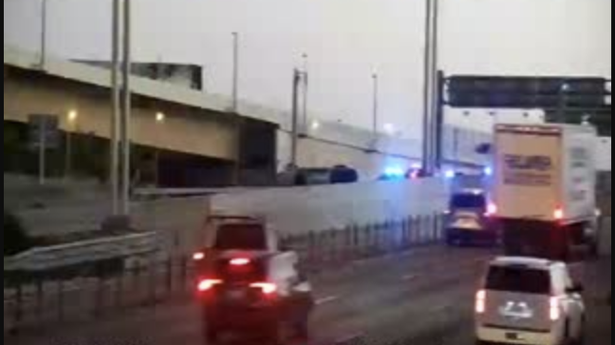 A fatal rollover crash shut down a stretch of the Palmetto Expressway at the Dolphin Expressway interchange for several hours early Monday, police said.