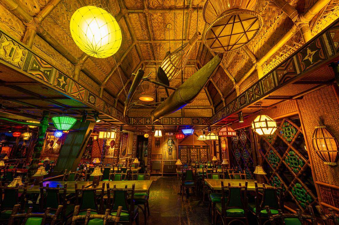 Inside the newly remodeled Mai-Kai restaurant in Fort Lauderdale.