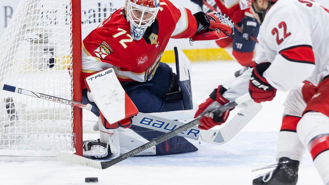 Hurricanes’ Logan Stankoven a small player with a big game in NHL playoffs