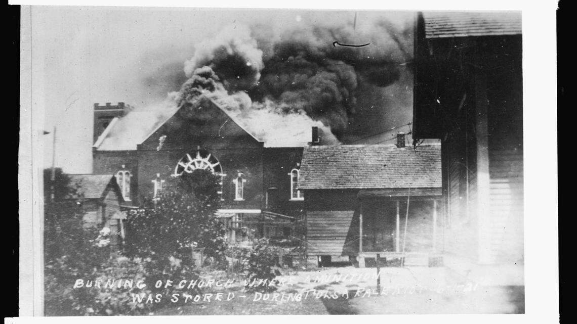 Rampaging whites destroyed dozens of Black churches during the Tulsa, Oklahoma, massacre 100 years ago.