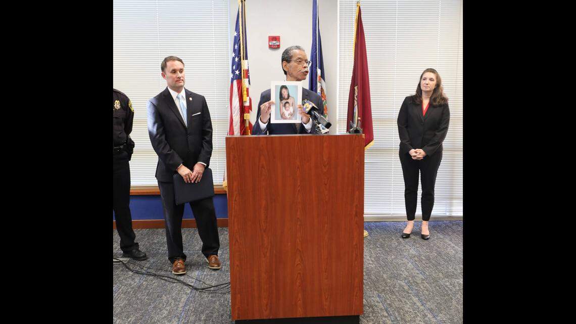 A Virginia father was arrested and charged in connection to the disappearance of his 8-month-old daughter and her mom, Commonwealth’s Attorney Howard Gwynn announced at a Feb. 17 news briefing.