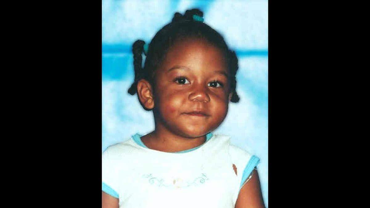 Rilya Wilson, shown in an undated photograph, was last seen alive in December 2000, at age 4.