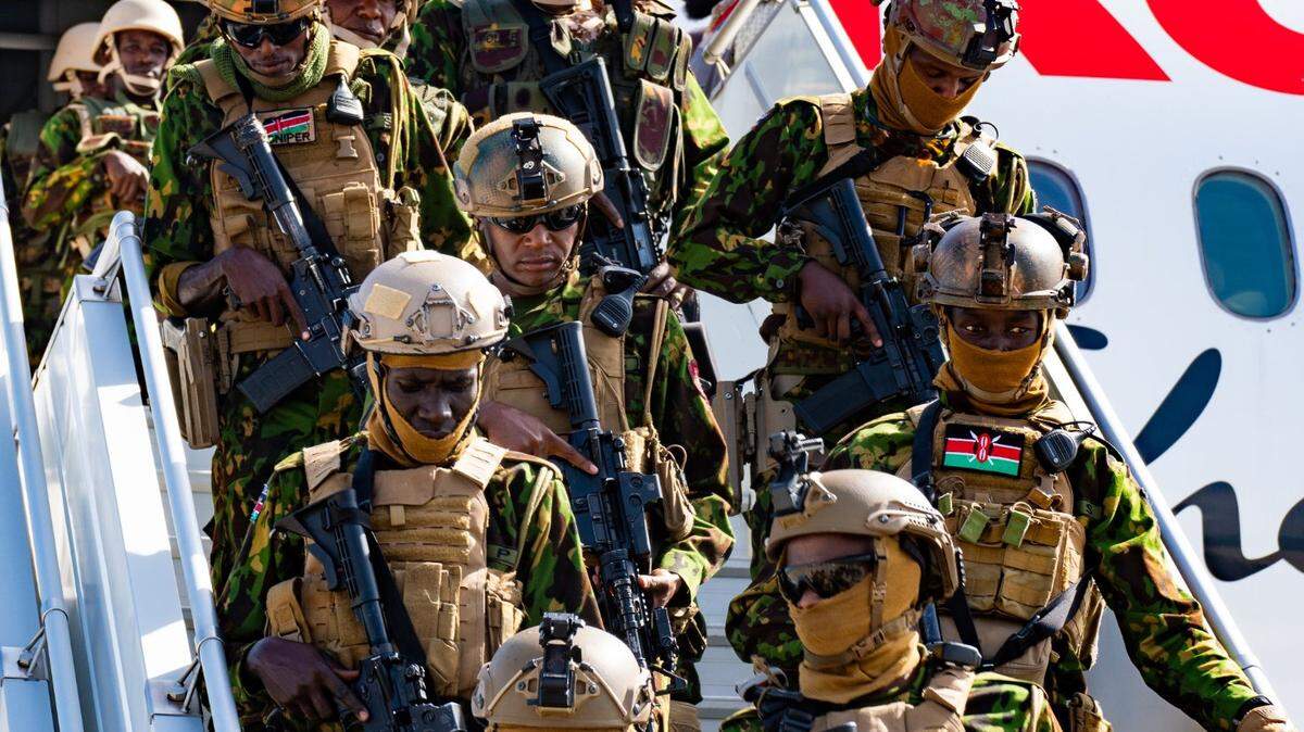 Approximately 200 Kenyan police officers and support staff arrive in Haiti on Tuesday, June 25, 2024 as part of the first contingent of a United Nations-backed Multinational Security Support mission.