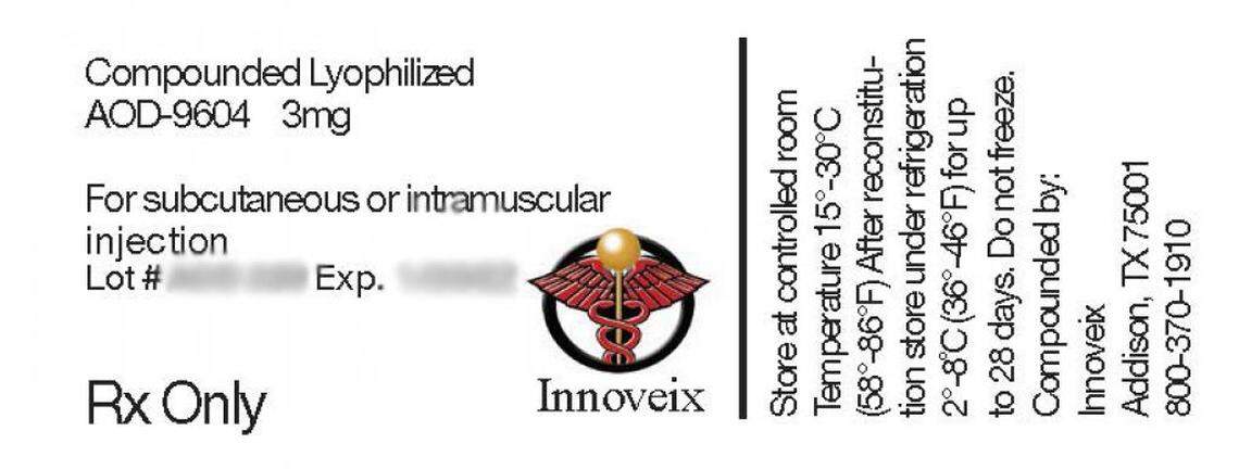 Label for recalled AOD-9604