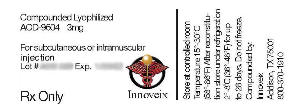 Label for recalled AOD-9604