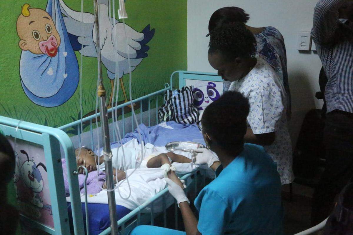 L’Hôpital Universitaire La Paix in Port-au-Prince, Haiti is the only public hospital functioning in the capital. Tom Fletcher, the United Nations under secretary-general for humanitarian affairs, visited the hospital on Tuesday, September 9, 2025.