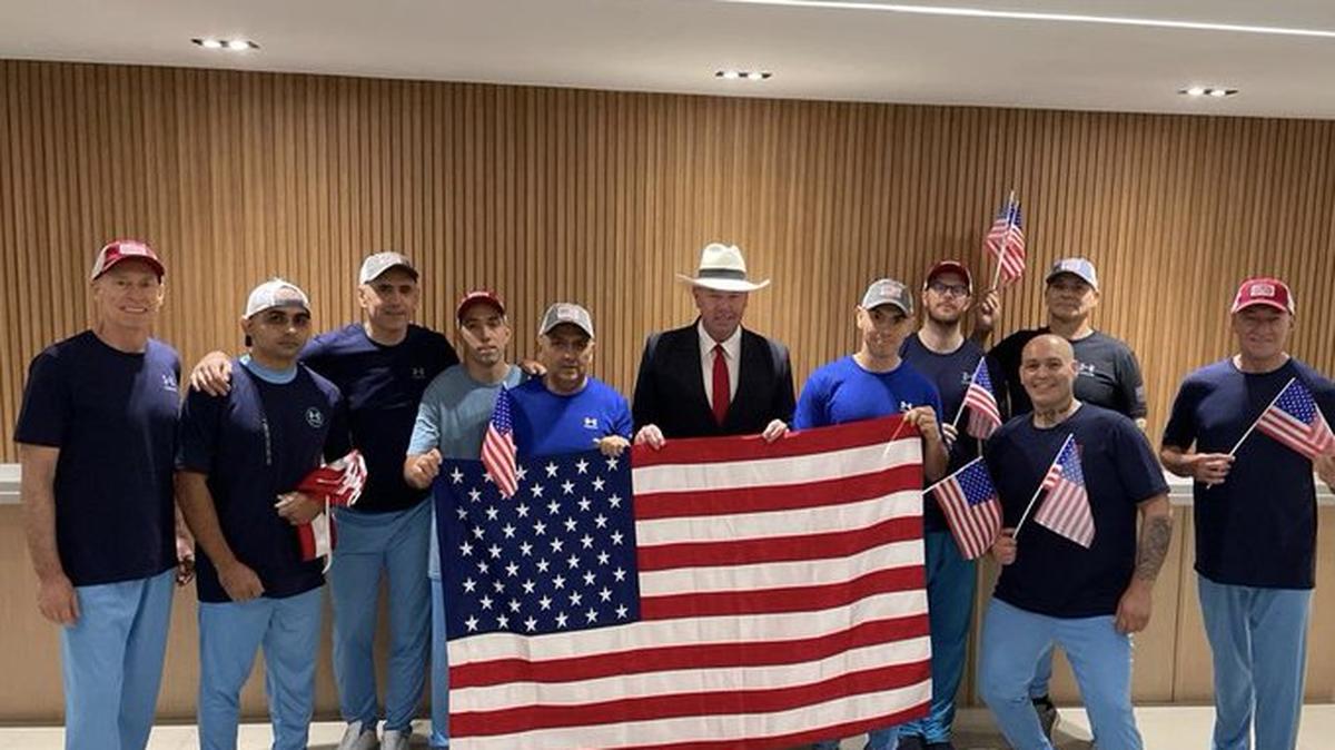 The ten Americans released on July 18, 2025, from Venezuelan prisons.