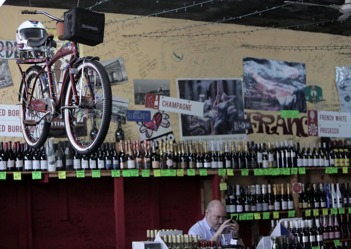 A sparse interior with wine bottles stacked to the ceiling and messages from diners scrawled on the walls are the idiosyncracies that long-time patrons appreciate.
