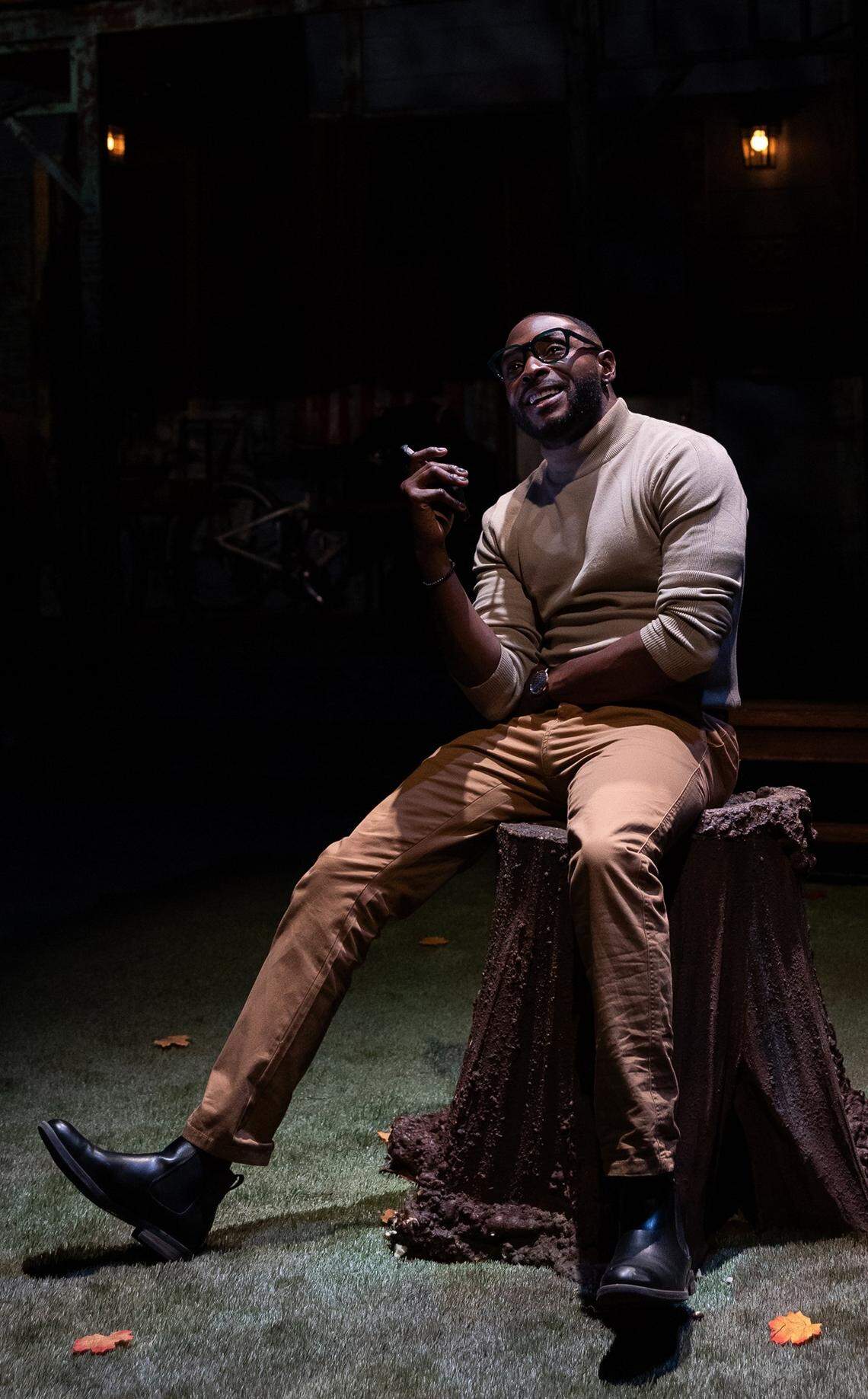 Jovon Jacobs has some observations as Death in “The Comeuppance” at Zoetic Stage.
