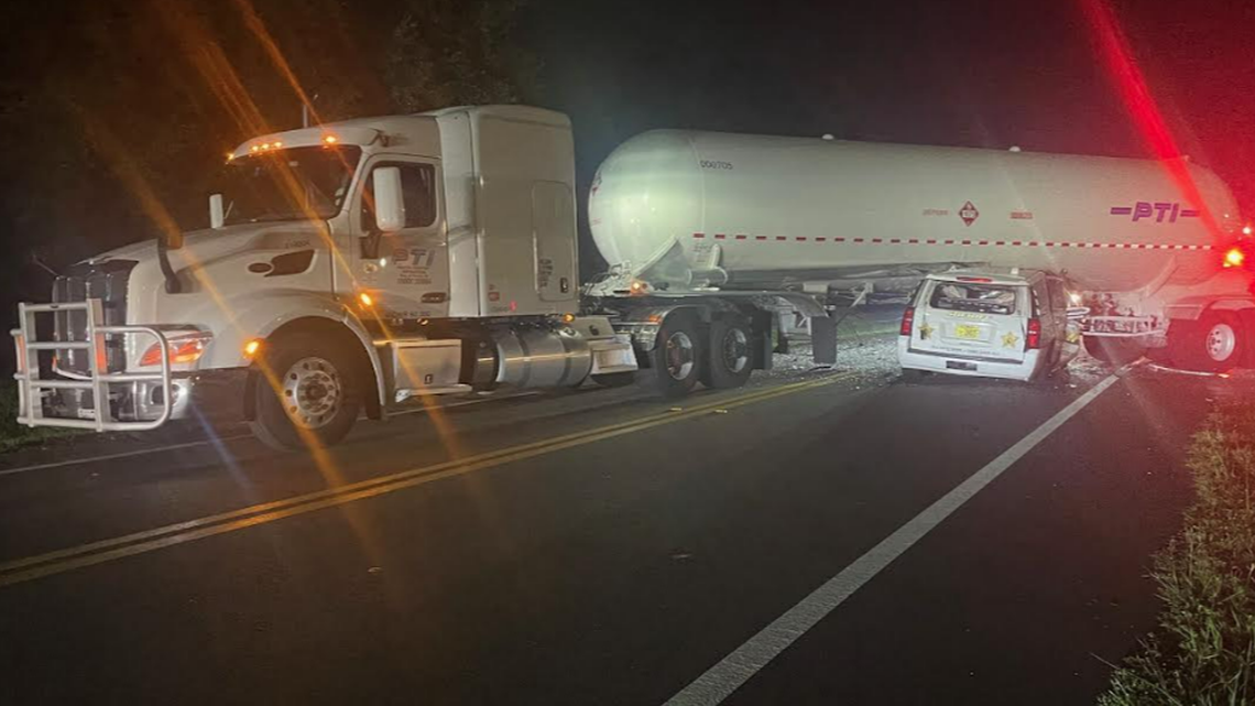 Deputy Dakota Dellechiaie suffered serious injuries and had to be “extricated from the vehicle,” officials said.