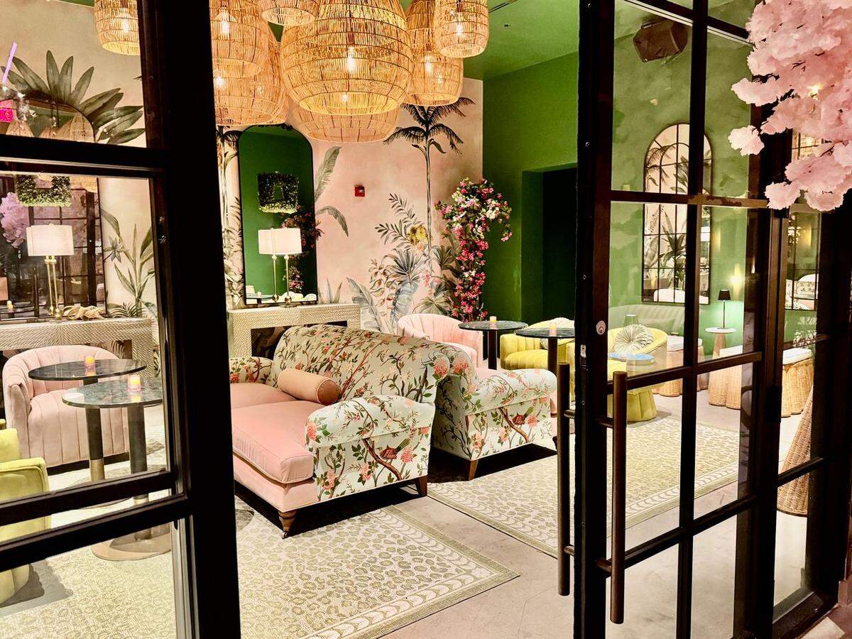 The Palm Room at Throw Social Miami, for private events.