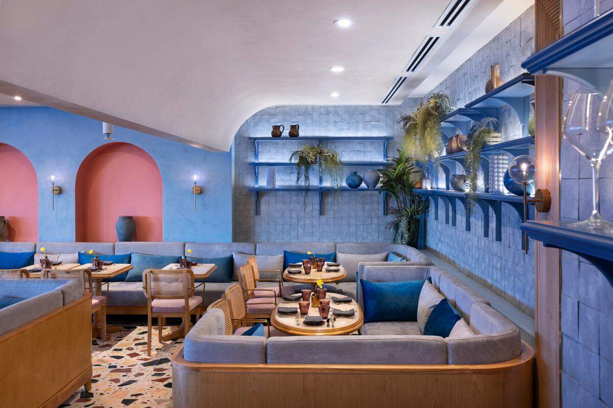 The interior of Bistro 8 in Little Havana.