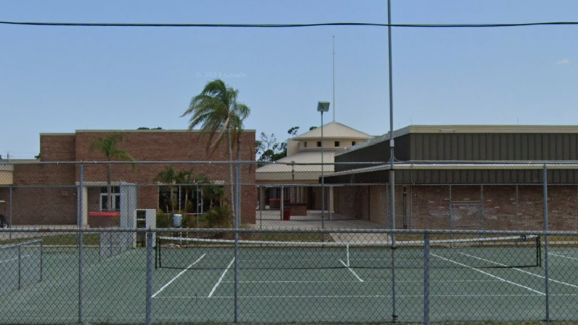 A parent is accused of trying to run down a school staff member on Nov. 2 at Port Charlotte High School in Florida, the sheriff’s office says.