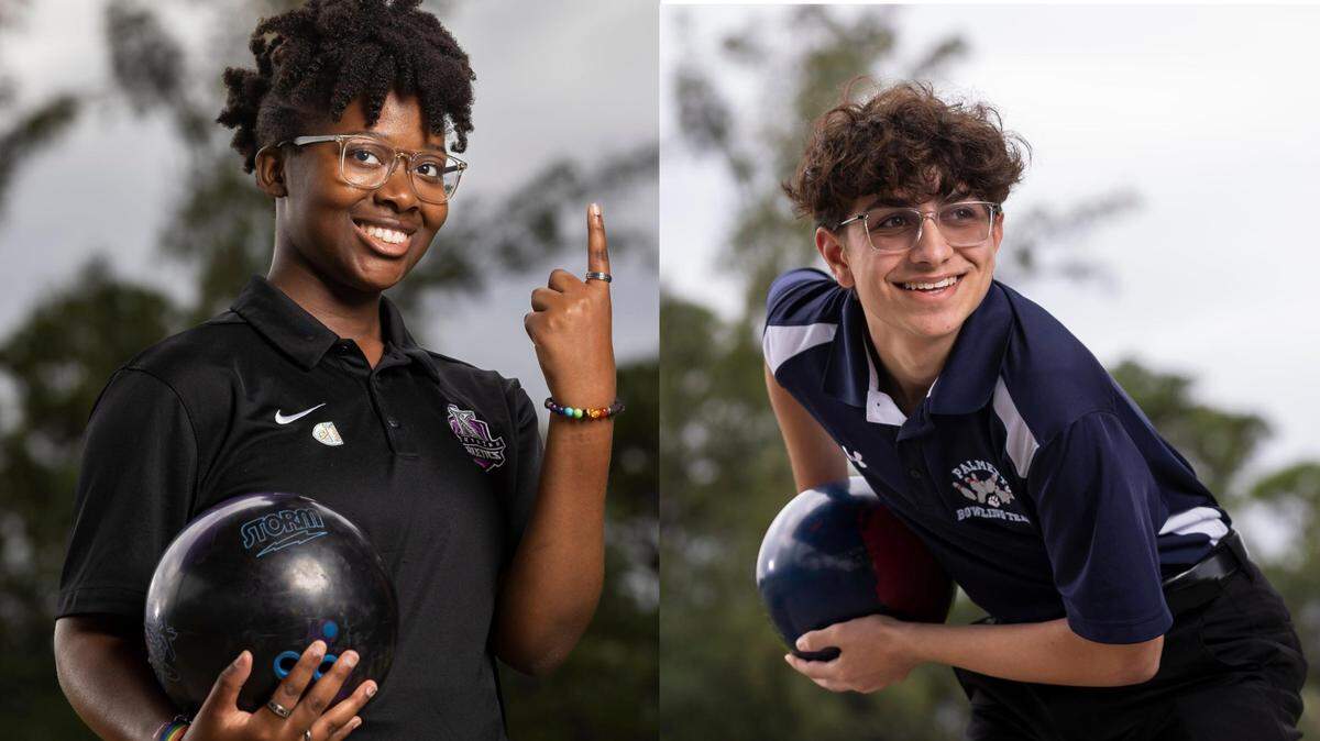 Miami Herald 2022 Dade bowlers of the year: Dr. Krop’s Thalia Nelson and Palmetto’s Evan Viener