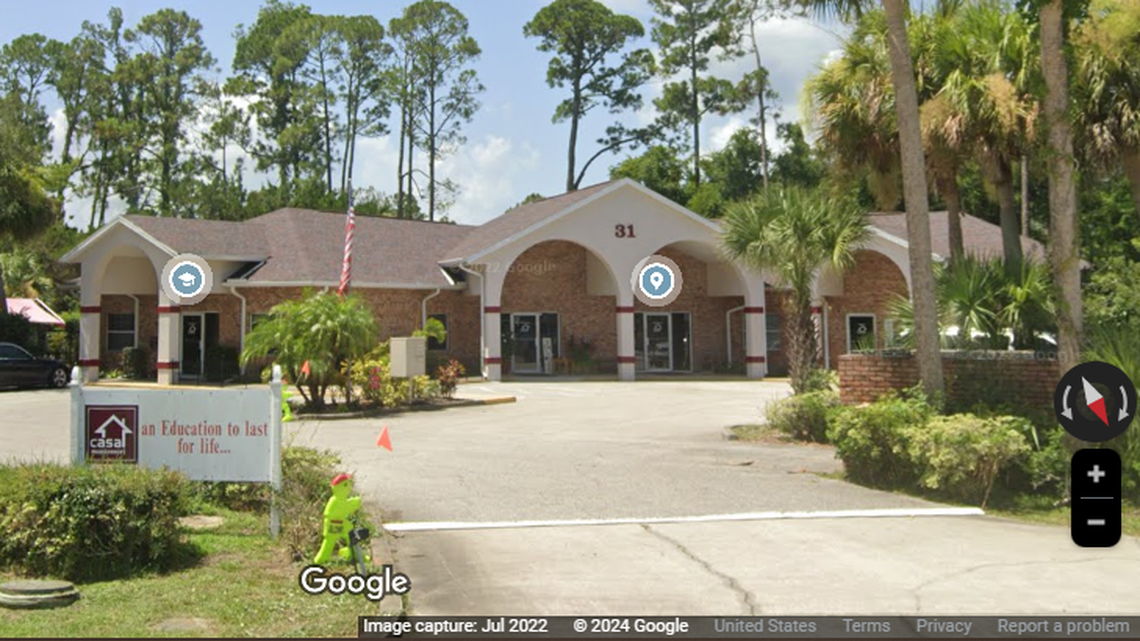 The strange discovery was made just after sunset Saturday, Feb. 10, at Casa Montessori School in Palm Coast, Florida, the Flagler County Sheriff’s Office said in a news release.