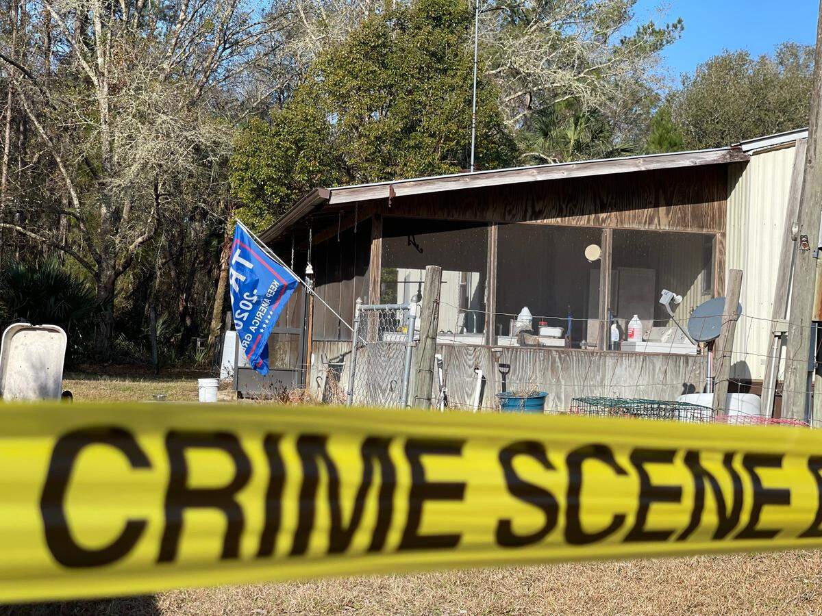The home where the Dixie County Sheriff’s Office says Gregory Miedema was shot and killed Wednesday morning.