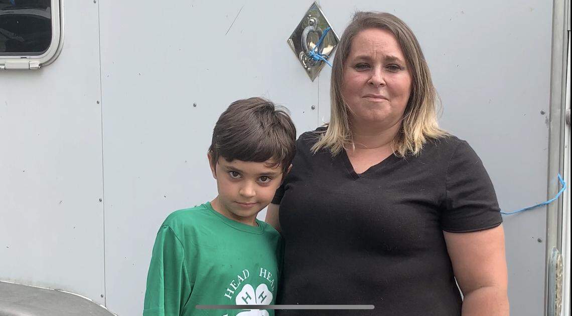 Fifth-grader Marcos Andujar and his mother Amanda Andujar were looking forward to showing off his lambs at the Miami-Dade County Youth Fair. Then the fair was shutdown.