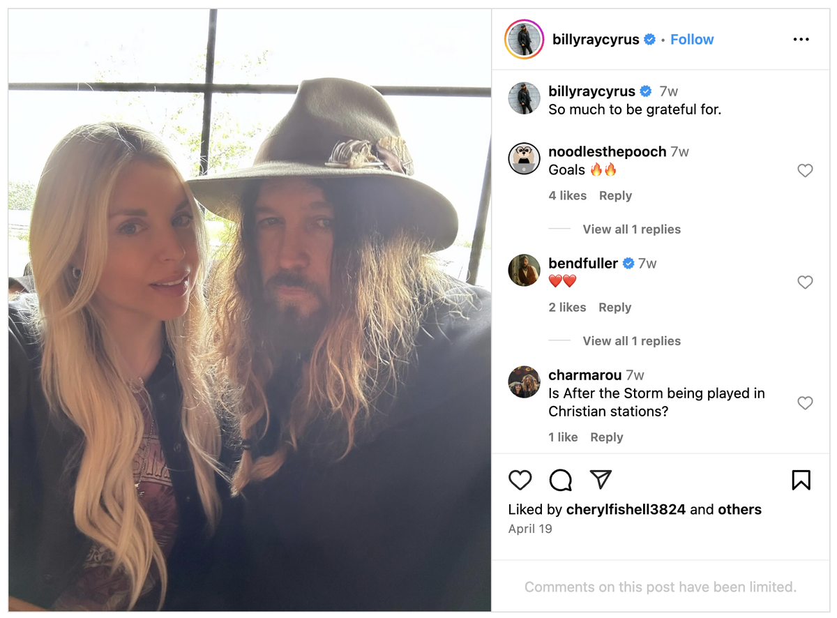 Billy Ray Cyrus requests an annulment after 7-month marriage to Firerose