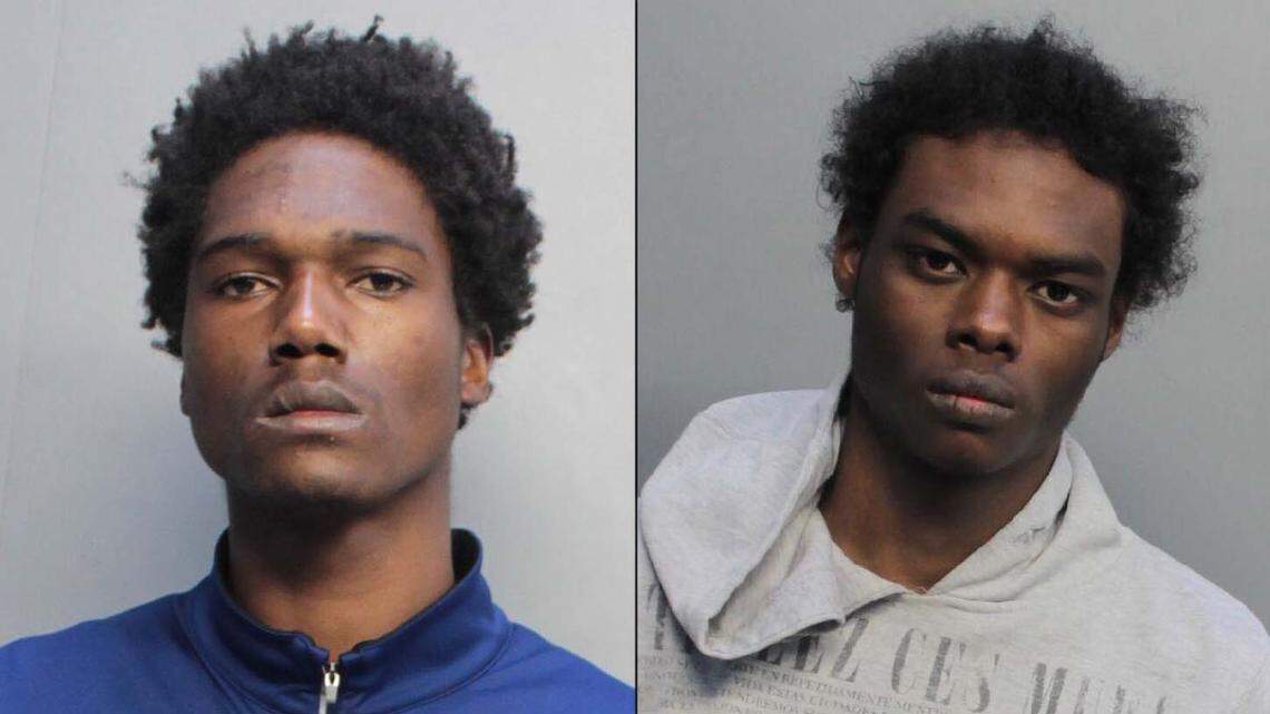 Caleb Myles, left, and Donte Young-Sang.